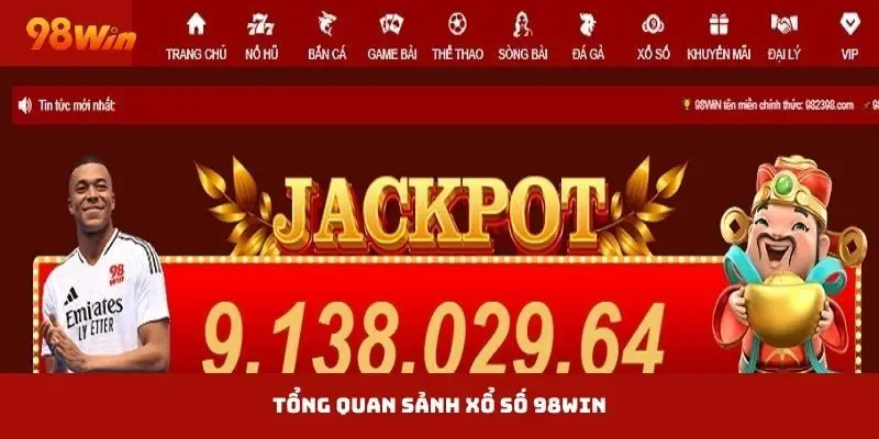 Sảnh xổ số - Sân chơi hấp dẫn hàng đầu nền tảng 98win